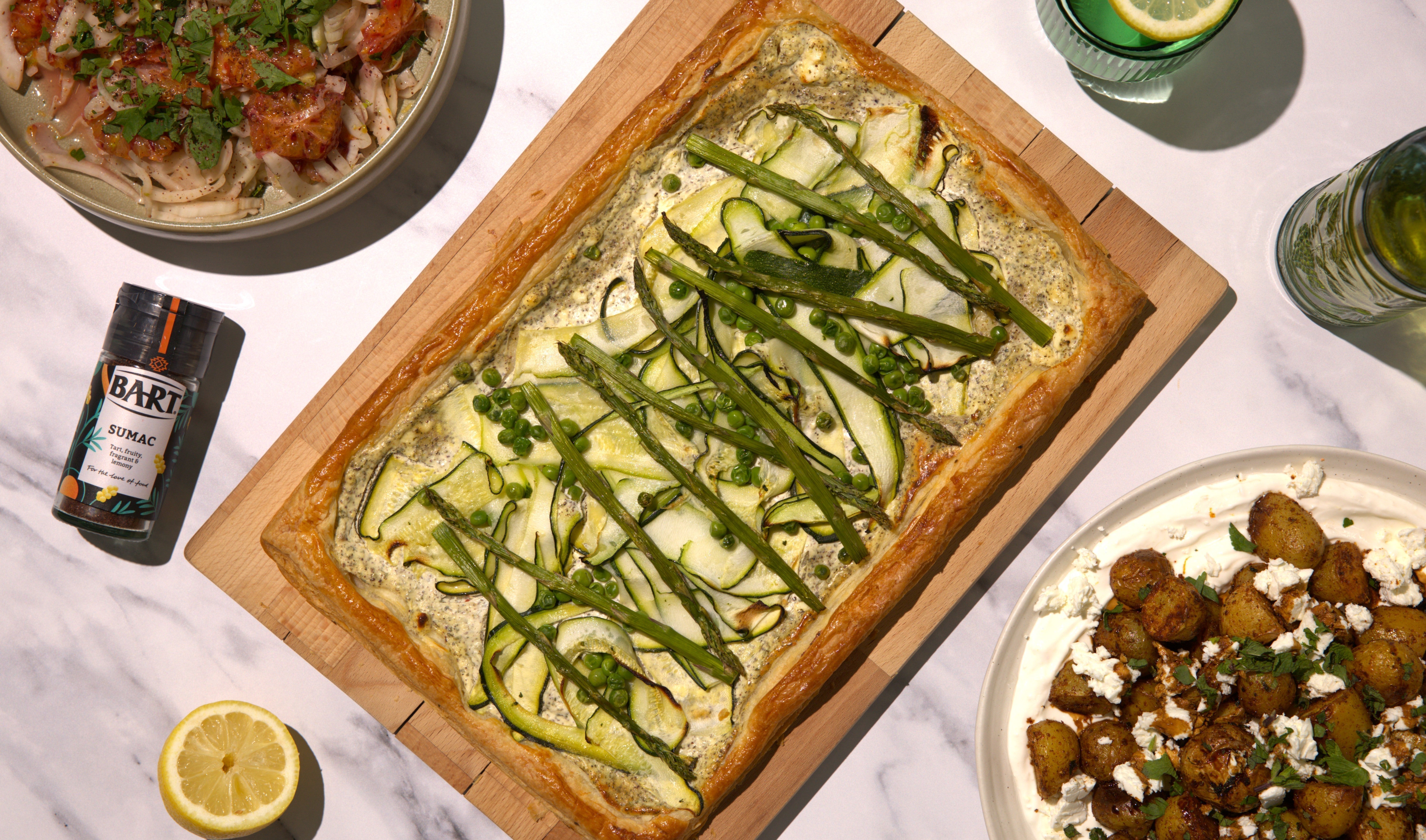 Spring Goat's Cheese Tart – Bart Ingredients