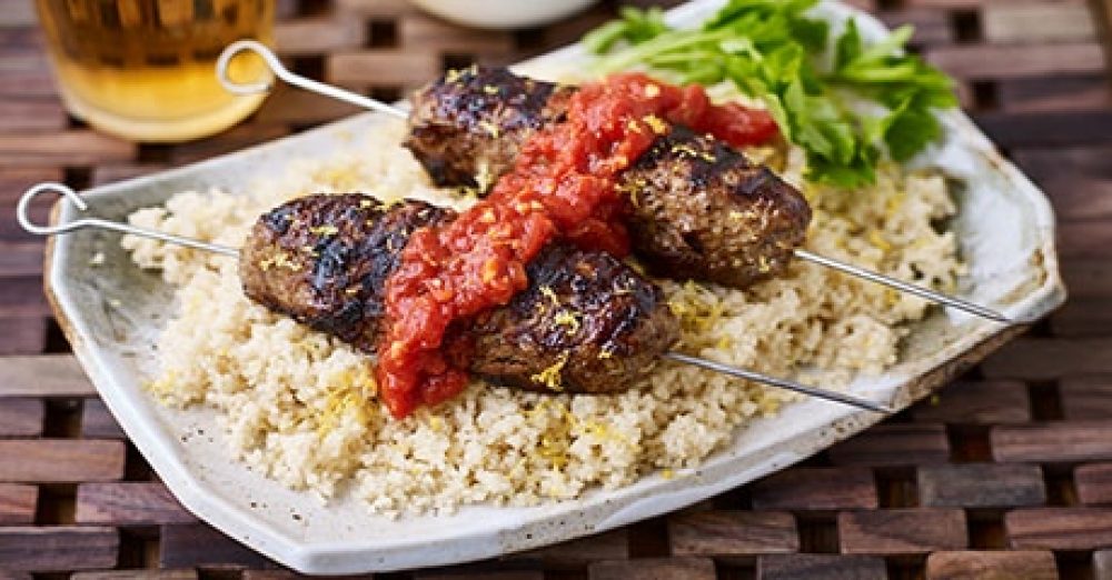 Lamb kofta with lemon couscous – Bart Ingredients
