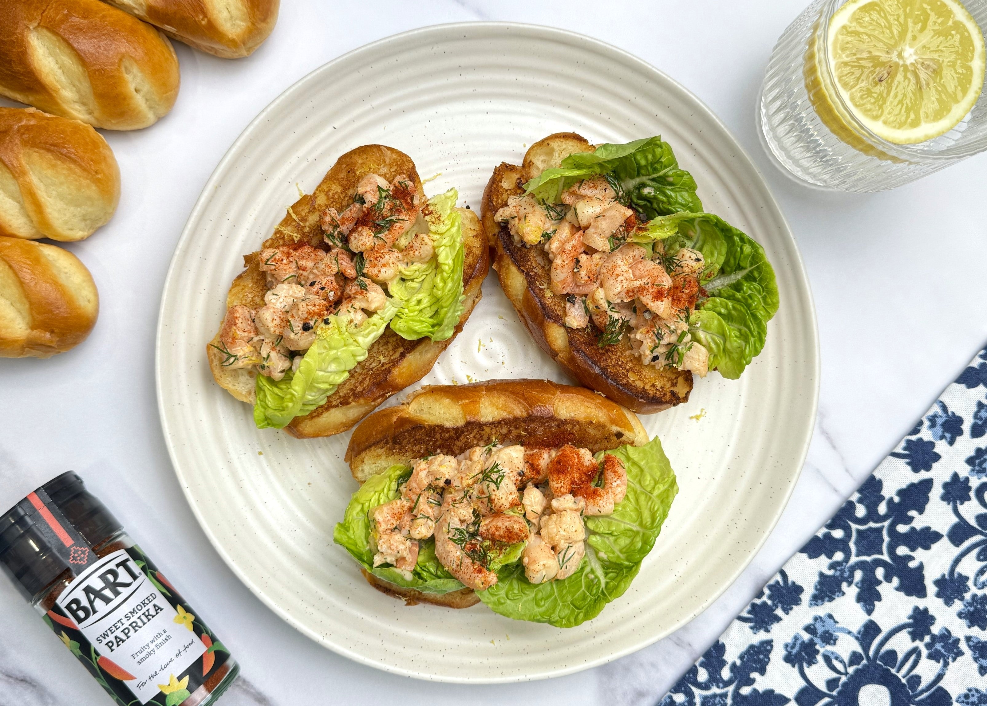Spiced Prawn Brioche Rolls – Bart Ingredients