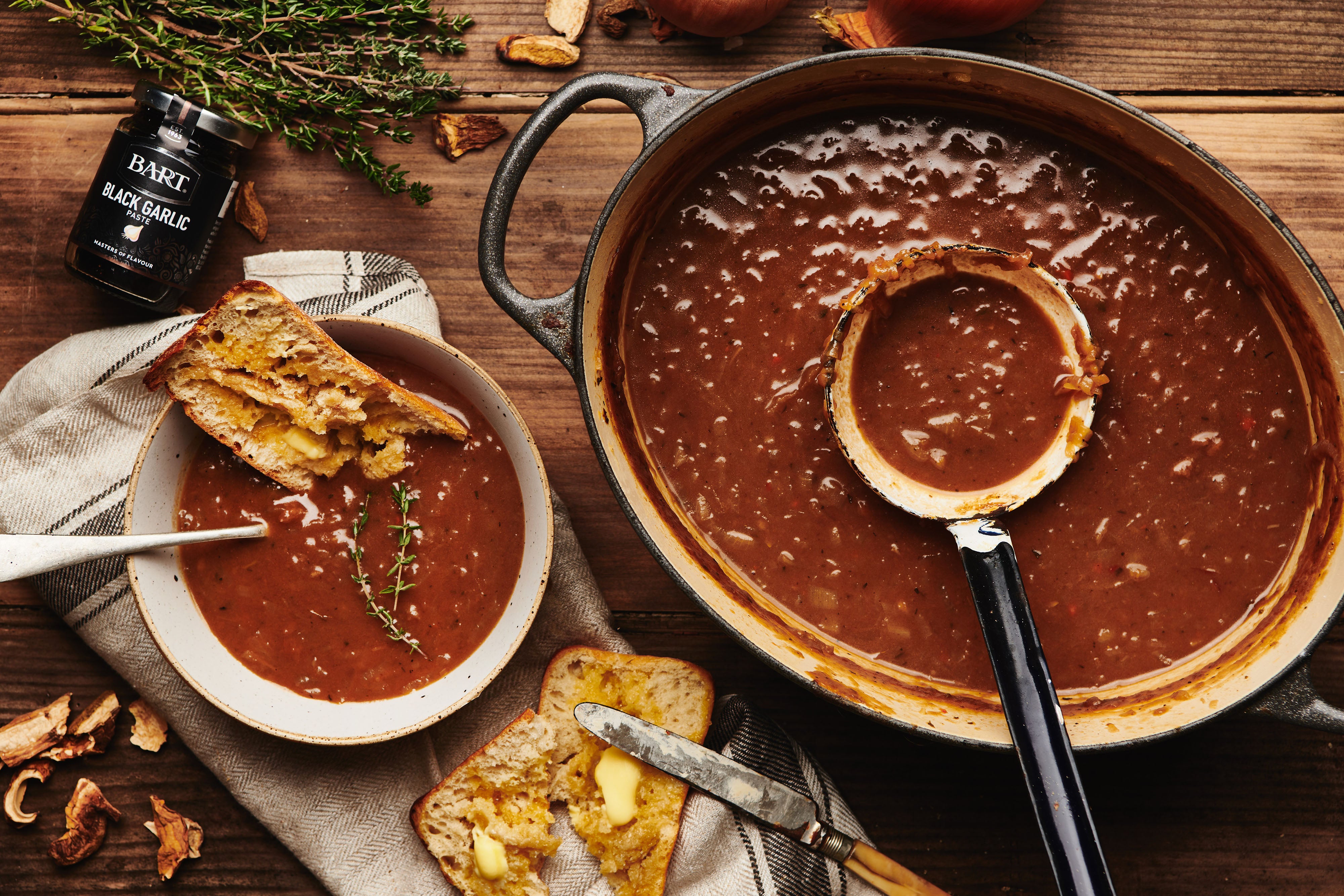 Black Garlic French Onion Soup – Bart Ingredients