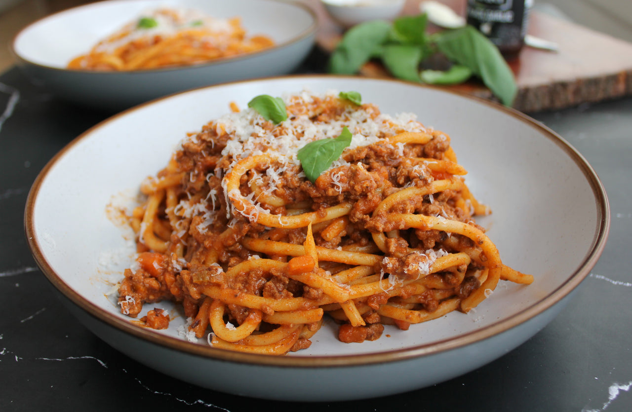 Black Garlic Spaghetti Bolognese – Bart Ingredients