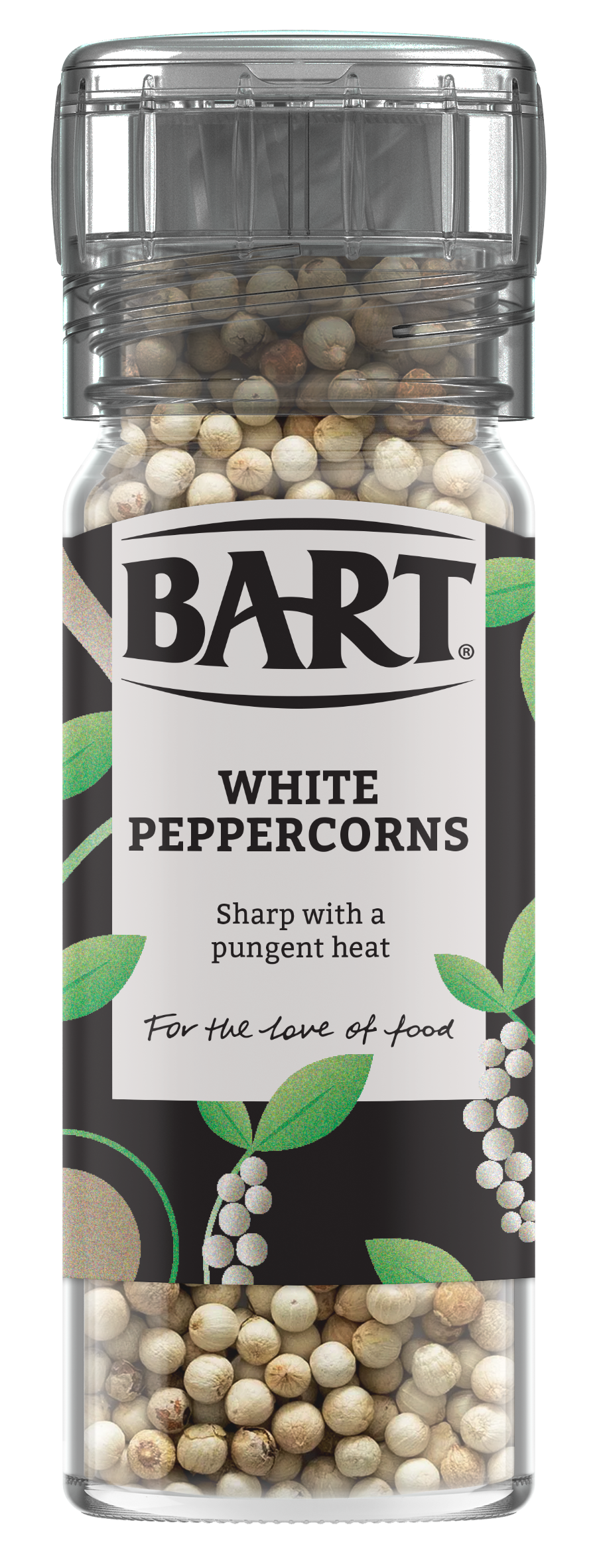 White Peppercorns Mill