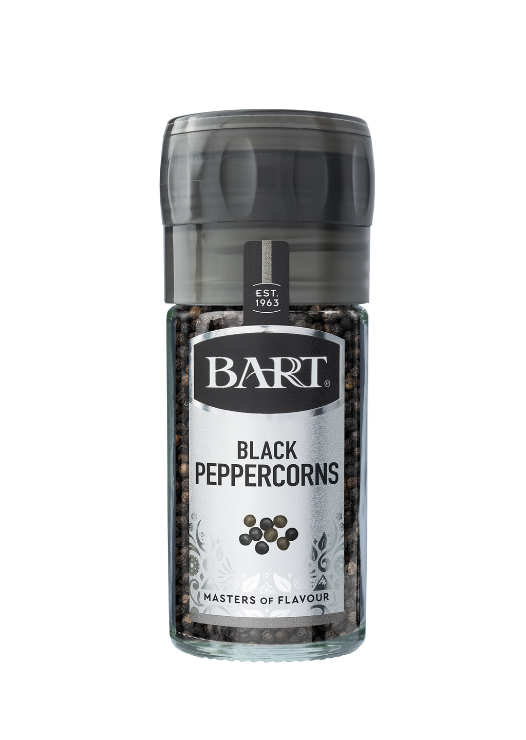 Black Peppercorn Mill Bart Ingredients